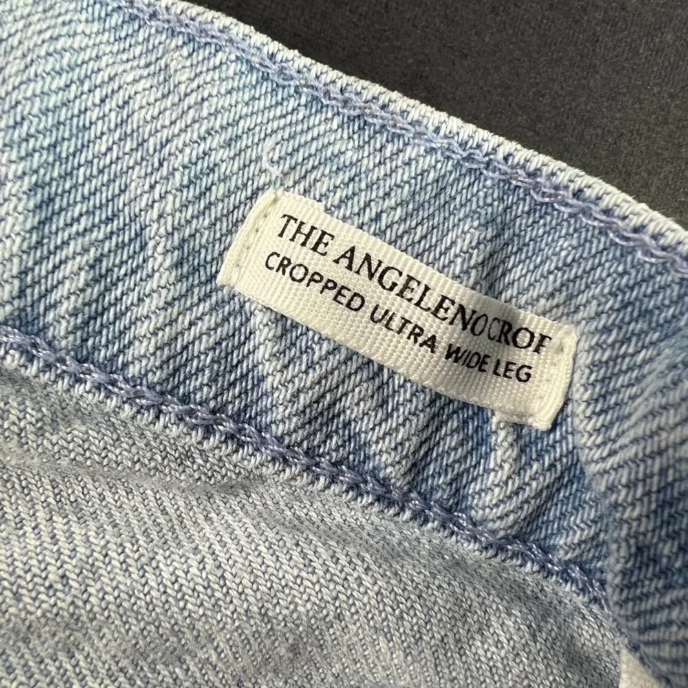 Rails Jeans Women's 26x26* Angeleno Crop Ultra Wide Leg Light Blue Denim Tag 24